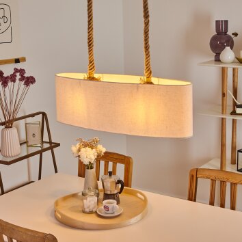 Makondo Pendant Light black, 2-light sources