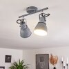 Susu Ceiling Light grey, 2-light sources