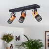 Lengalau Ceiling Light black, 3-light sources