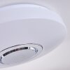 Sambani Ceiling Light LED chrome, white, 1-light source, Remote control, Colour changer