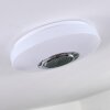 Sambani Ceiling Light LED chrome, white, 1-light source, Remote control, Colour changer