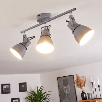 Susu Ceiling Light grey, 3-light sources