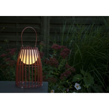 Lucide FJARA Table lamp LED rust-coloured, 1-light source