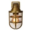 Lucide LEWIS Outdoor Wall Light gold, brass, 1-light source