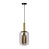 Lucide JOANET Pendant Light gold, brass, black, 1-light source
