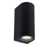 Lucide ZARO Outdoor Wall Light black, 2-light sources