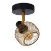 Lucide MAREN Wall Light gold, brass, black, 1-light source