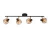 Lucide MAREN Ceiling Light gold, brass, black, 4-light sources