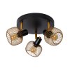 Lucide MAREN Ceiling Light gold, brass, black, 3-light sources