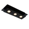 Lucide OKNO Ceiling Light black, 3-light sources