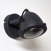 Glostrup Wall Light LED black, 1-light source