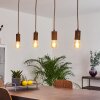Chapana Pendant Light brown, black, 4-light sources
