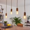 Chapana Pendant Light brown, black, 4-light sources
