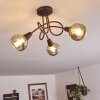 Warga Ceiling Light LED bronze, 3-light sources