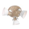 Steinhauer Gearwood Ceiling Light brown, white, 3-light sources