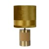 Lucide FRIZZLE Table lamp brass, Ochre, 1-light source