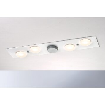 Bopp-Leuchten PLANETS ONE Ceiling Light LED silver, white, 4-light sources