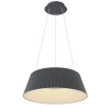Globo CROTONE Pendant Light LED anthracite, 1-light source, Remote control
