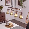 Warga Pendant Light LED bronze, 4-light sources