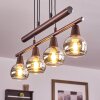 Warga Pendant Light LED bronze, 4-light sources