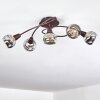 Warga Ceiling Light LED bronze, 5-light sources