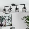 Pipisu Ceiling Light black, 4-light sources