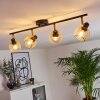 Pipisu Ceiling Light gold, brass, black, 4-light sources