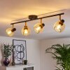 Pipisu Ceiling Light gold, brass, black, 4-light sources