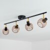 Pipisu Ceiling Light gold, brass, black, 4-light sources