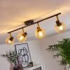 Pipisu Ceiling Light gold, brass, black, 4-light sources