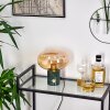 Maoro Table lamp green, brass, 1-light source