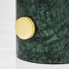 Maoro Table lamp green, brass, 1-light source