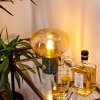 Maoro Table lamp green, brass, 1-light source