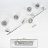 Stranderod Ceiling Light chrome, 4-light sources