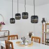 Mongolei Pendant Light black, 4-light sources