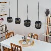 Mongolei Pendant Light black, 4-light sources