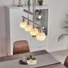 Warga Pendant Light LED matt nickel, 4-light sources