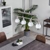 Warga Pendant Light LED matt nickel, 4-light sources