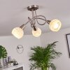 Warga Ceiling Light LED matt nickel, 3-light sources