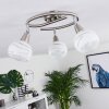 Warga Ceiling Light LED matt nickel, 3-light sources