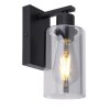Globo HADERA Wall Light black, 1-light source
