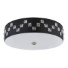 Globo ABELIA Ceiling Light LED black, 1-light source