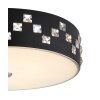 Globo ABELIA Ceiling Light LED black, 1-light source