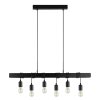 Eglo TOWNSHEND Pendant Light black, 6-light sources