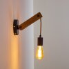 Aarhus Wall Light Dark wood, black, 1-light source