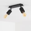 Ajaccio Ceiling Light black, 2-light sources