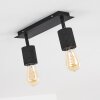 Ajaccio Ceiling Light black, 2-light sources