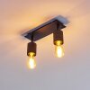 Ajaccio Ceiling Light black, 2-light sources