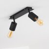 Ajaccio Ceiling Light black, 2-light sources