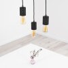 Ajaccio Pendant Light black, 3-light sources